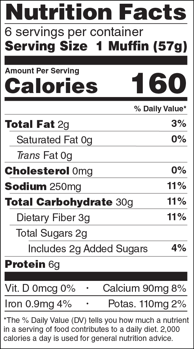 Multigrain Flax English Muffins NFP