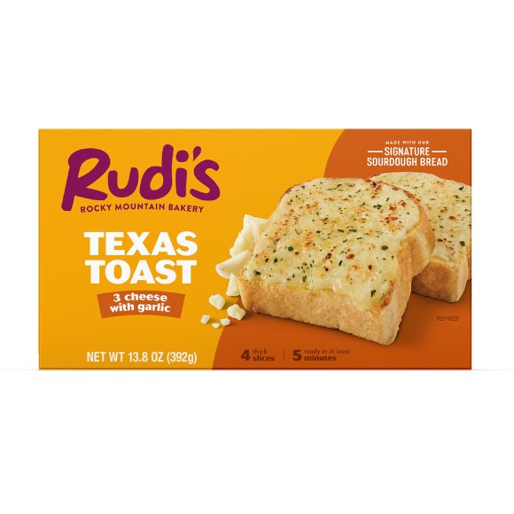 Rudi's 3 Cheese with Garlic Texas Toast