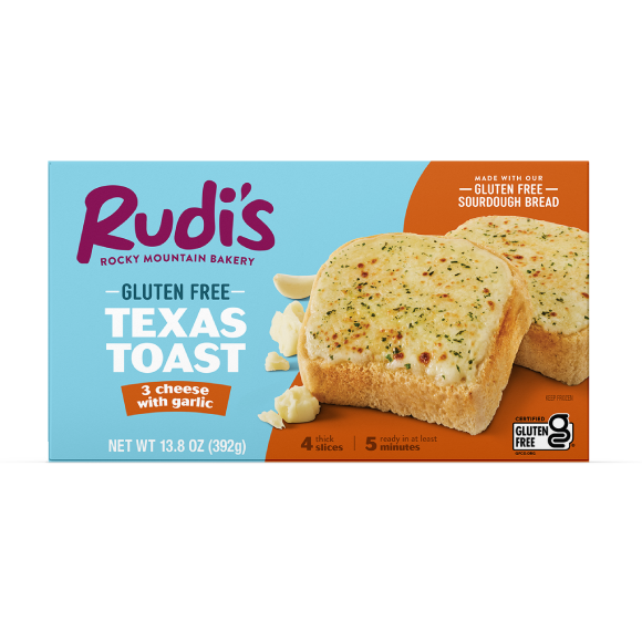 Rudi's Gluten Free 3 Cheese with Garlic Texas Toast