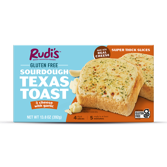 Rudi's Gluten Free 3 Cheese with Garlic Texas Toast