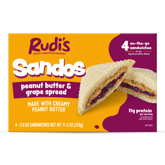 Peanut Butter and Grape Spread Sandos four count pack