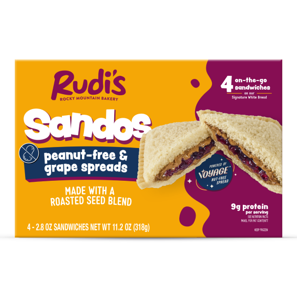 Peanut-Free Grape Spread Sandos, four count package