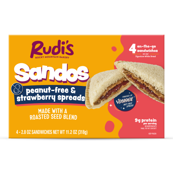 Peanut-Free and Strawberry Spread Sandos