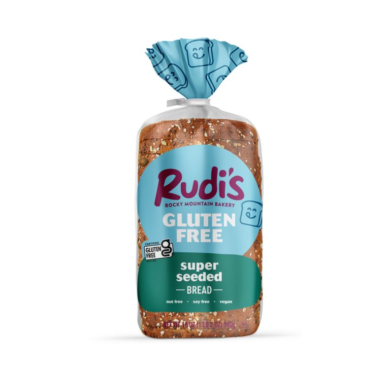 Rudi's Gluten Free Super Seeded Bread front of packaging