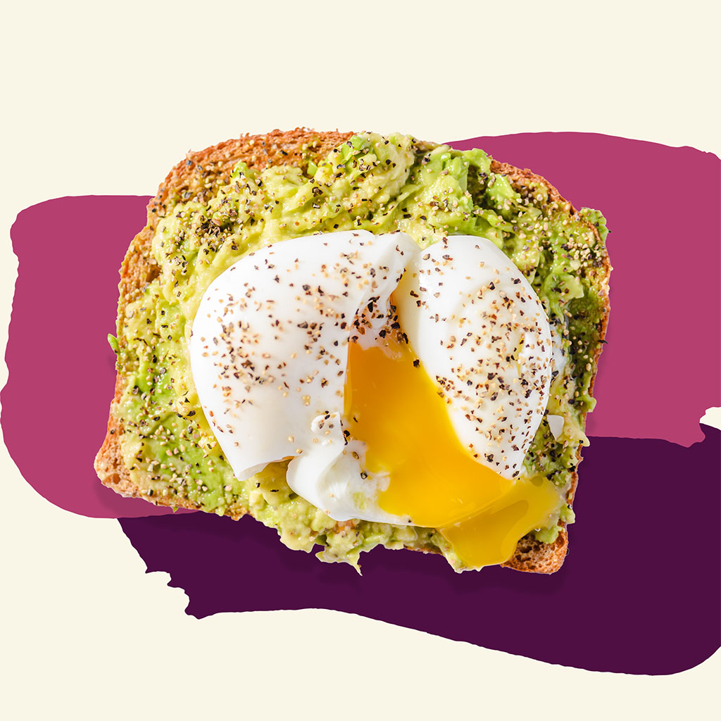 Up Close Bread with Egg