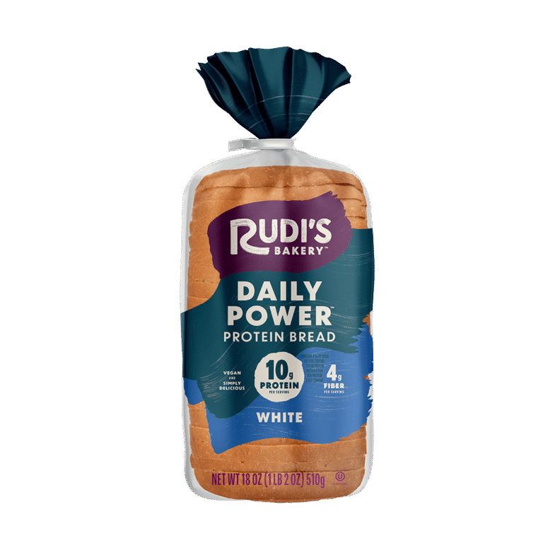 Daily Power White Bread Front Packaging