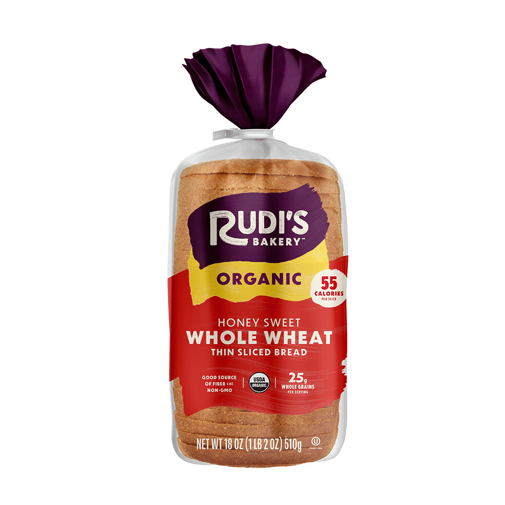 Thin Sliced Honey Sweet Whole Wheat Front Packaging