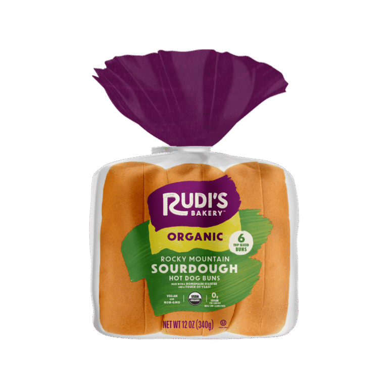 Sourdough Hot Dog Buns Front Packaging
