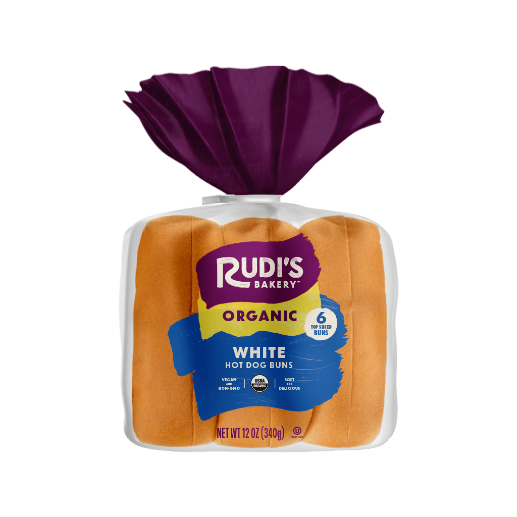 White Hot Dog Buns Front Packaging