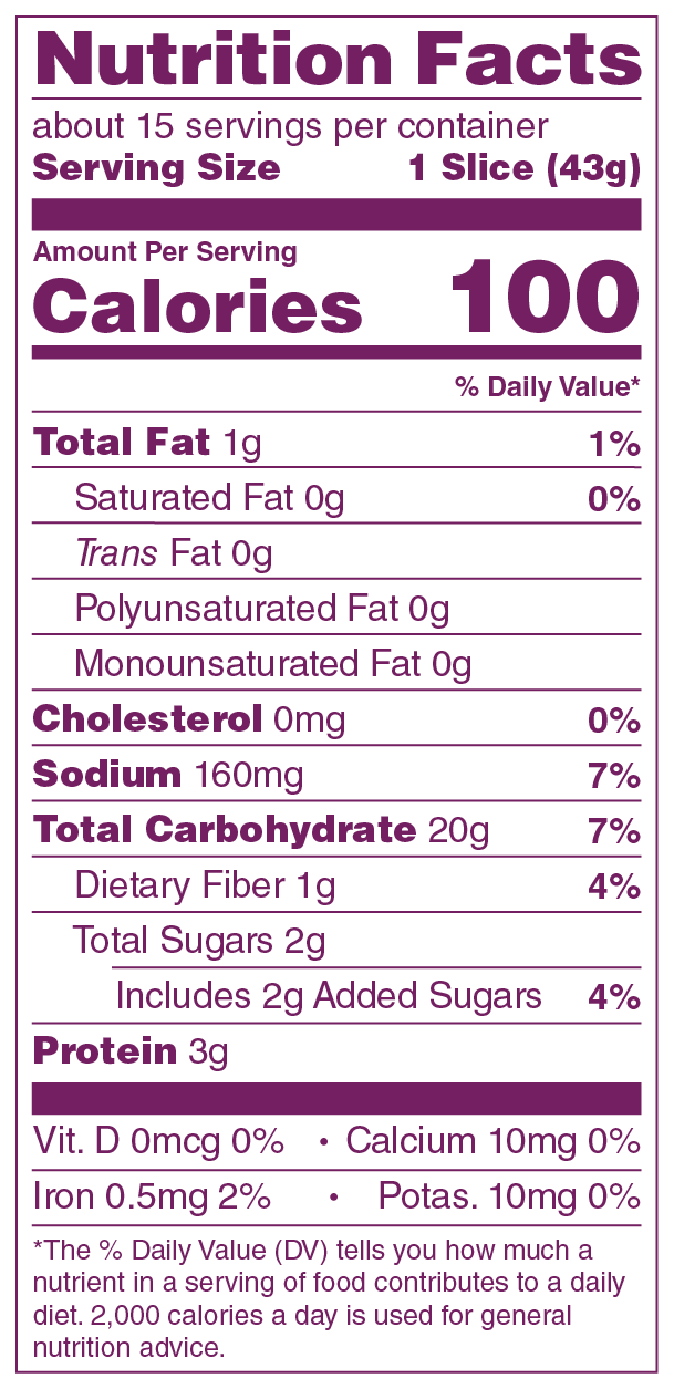 Multigrain Oat Bread NFP