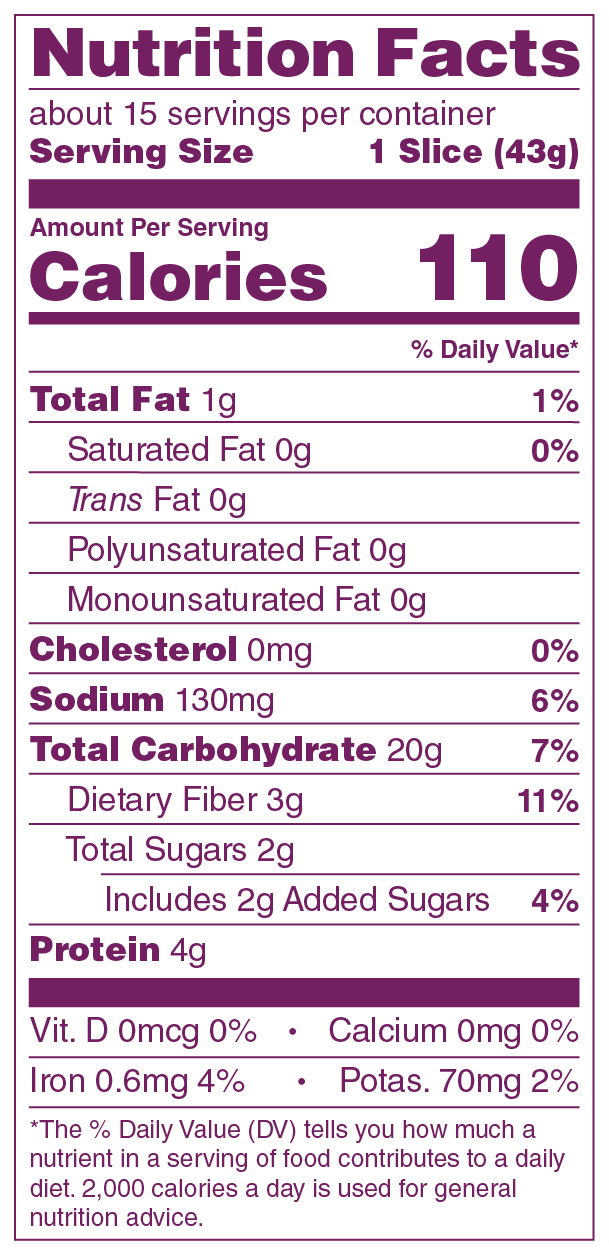 Whole Wheat Bread NFP