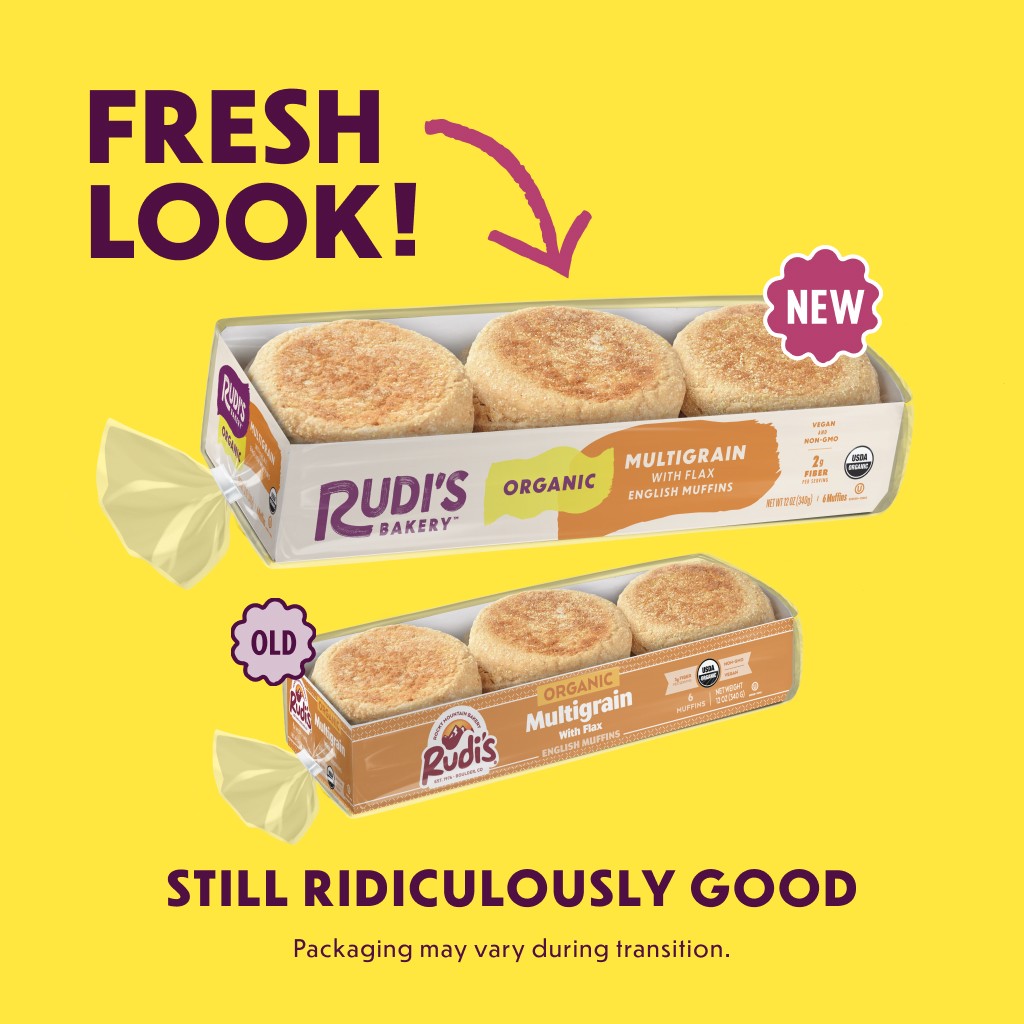 Multigrain English Muffins Before and After