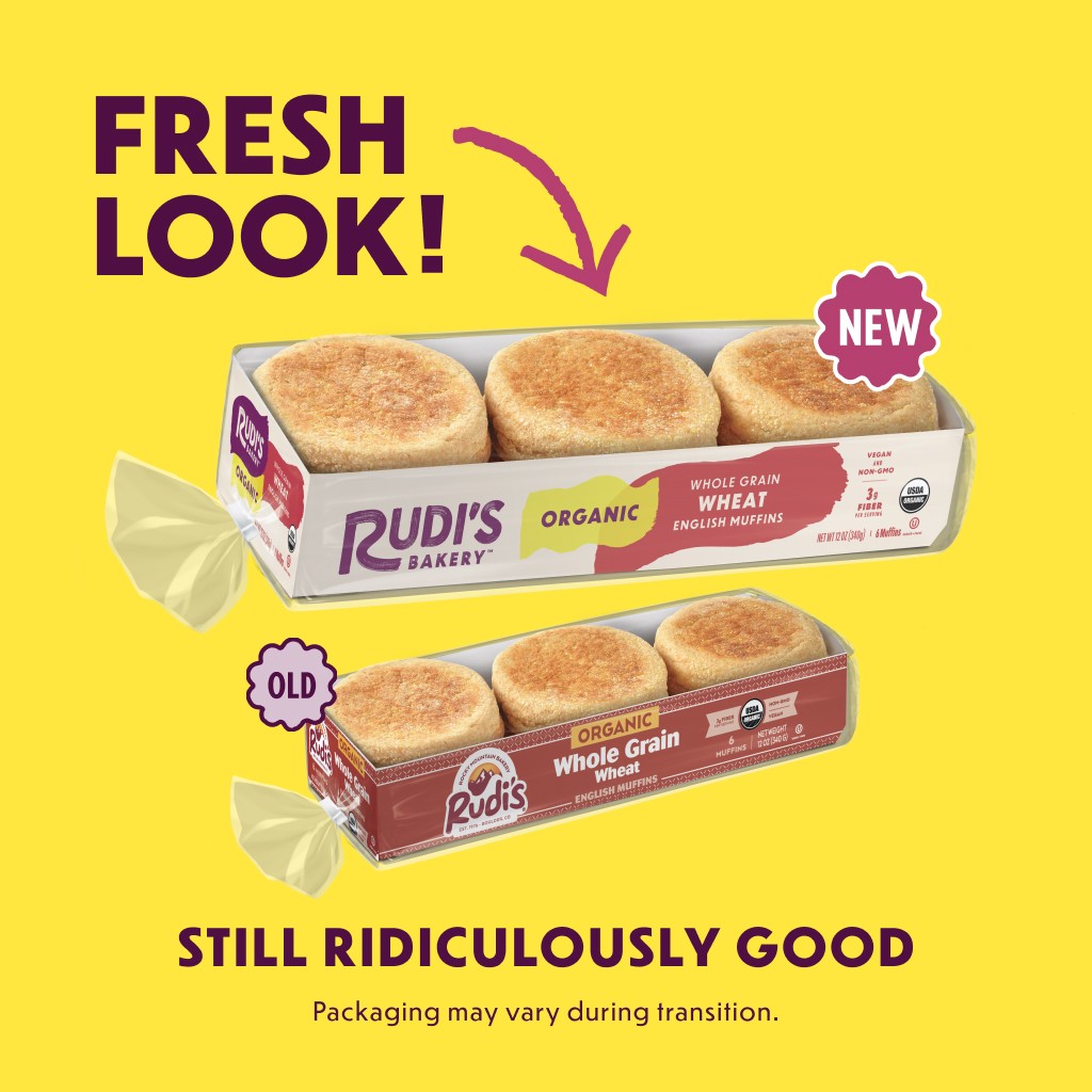 Wheat English Muffins Before and After