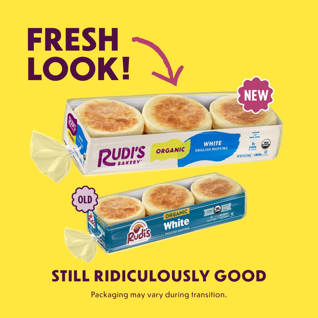 White English Muffins Before and After