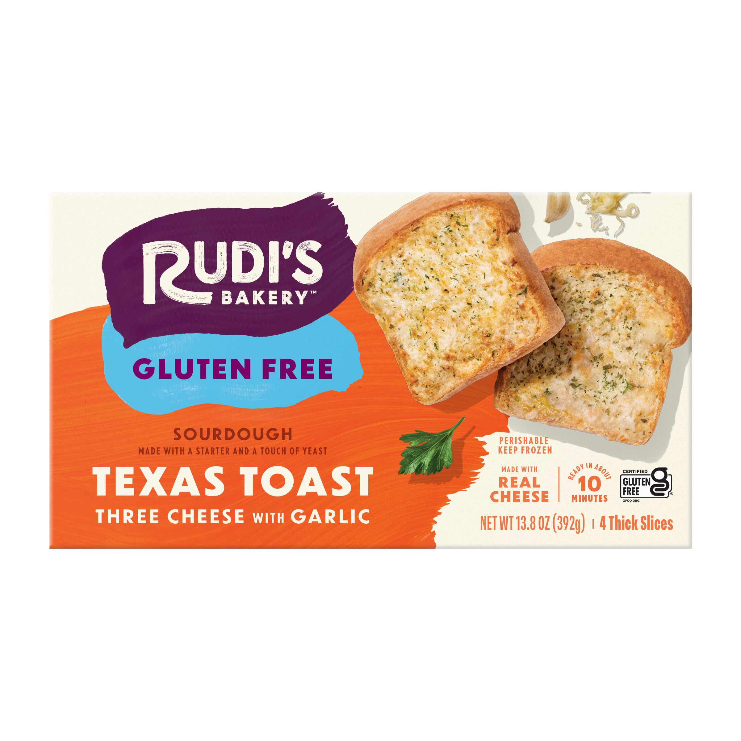 GF 3 Cheese Texas Toast Back Packaging
