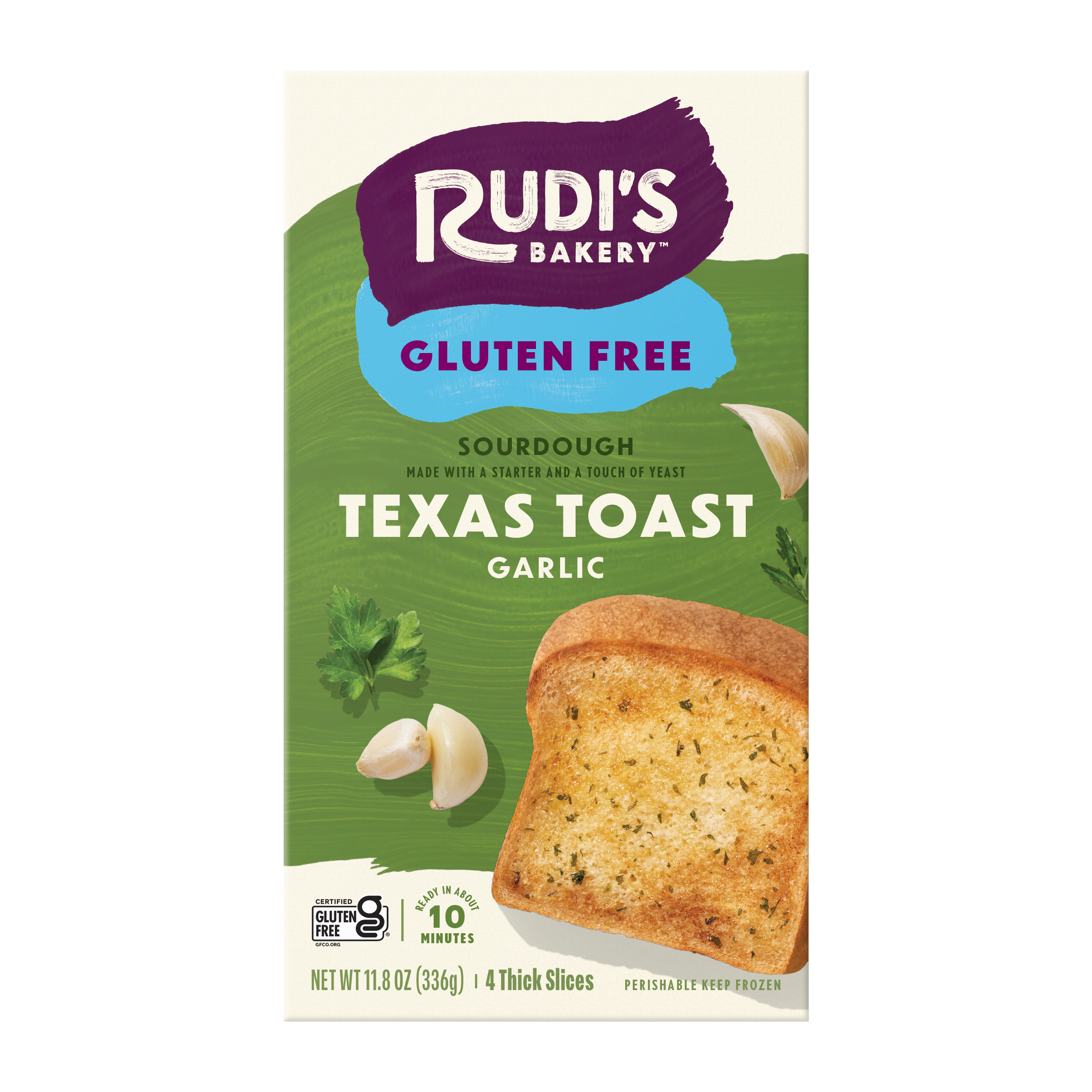 Texas Toast GF Garlic Front Packaging