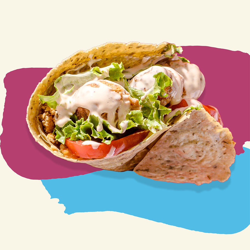 Wrap sandwich in a Rudi's tortilla