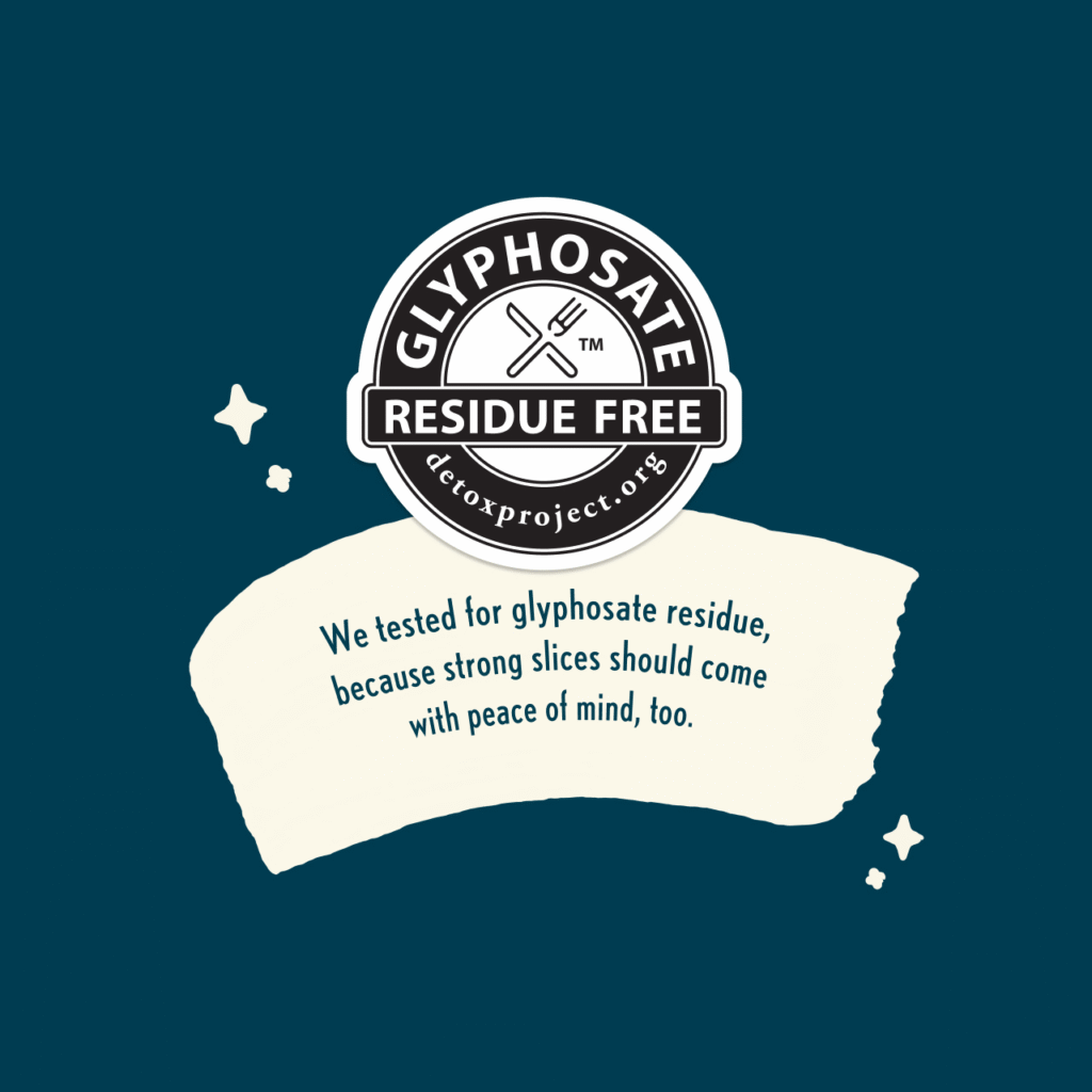 Statement about Rudi's earning Glyphosate Residue Free Certification