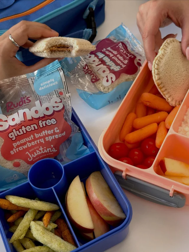 Lunch prep? Done. Rudi’s Gluten Free Sandos make it easy to pack, snack, and go!